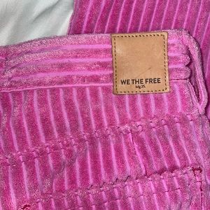 Free People Hot Pink Pants